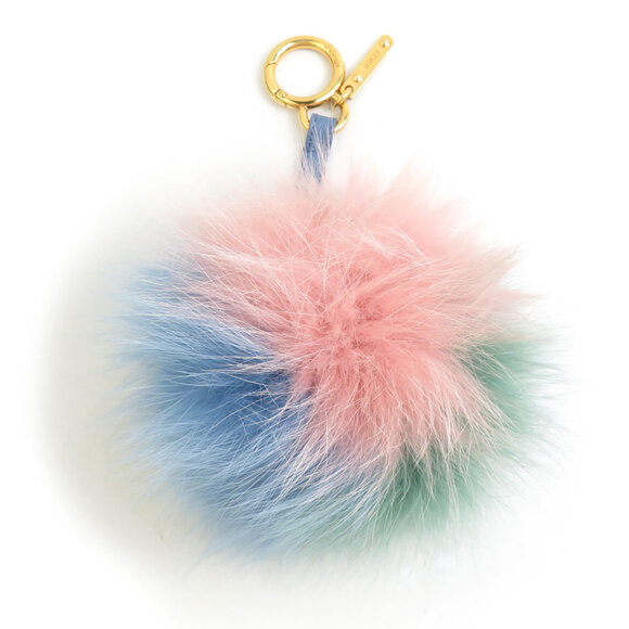 Fendi FENDI Charm Fur/Metal Multicolor Women's h31910a